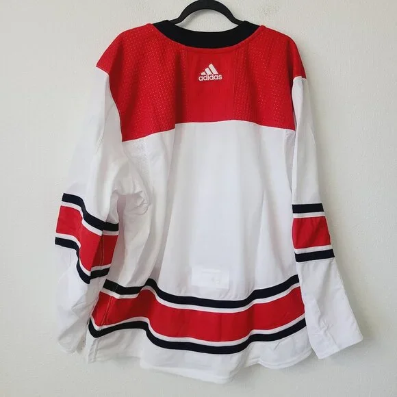 Adidas NHL Carolina Hurricanes Made In Canada Authentic Jersey Size 56 White #1